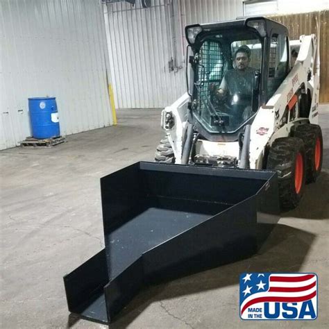 skid steer funnel bucket|Skid Steer Concrete Bucket .